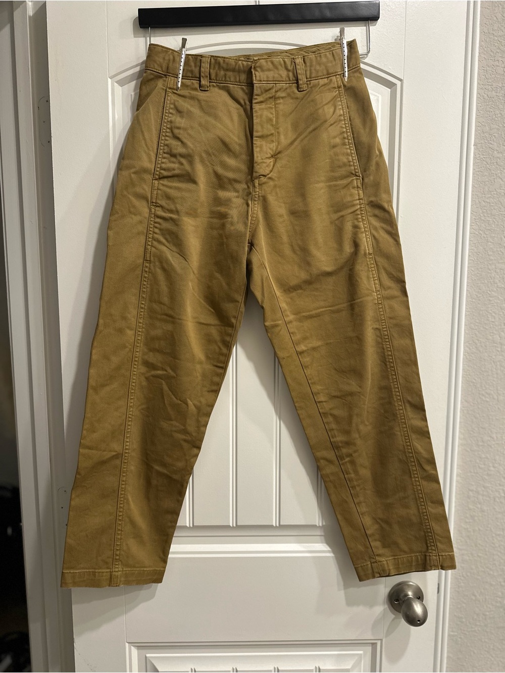 Calvin Klein Relaxed Boyfriend Jeans in Khaki